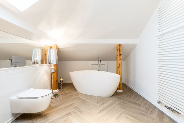 Attic Bathroom Renovation in Rochester