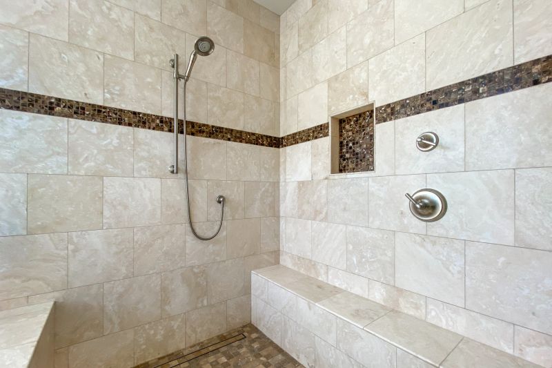 Tile Shower with Niche